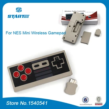 Безжичен турбо контролер USB Plug Play геймплей геймпад за NES Mini Classic Edition за NES контролер с безжичен приемник