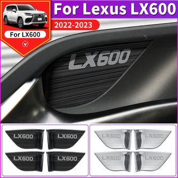 За 2022 2023 Lexus Lx600 неръждаема стомана кола врата дръжка декорация паста LX 600 врата интериор модернизирани аксесоари тунинг