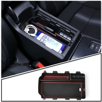 за Honda Civic 2022 Автомобилен стайлинг ABS черен Кола подлакътник кутия съхранение съхранение подреждане кутия телефон кутия Аксесоари за автомобили интериор