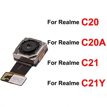 За Realme C20 C20A C21 C21Y задна предна камера Основна задна предна селфи камера модул Flex кабел резервни части