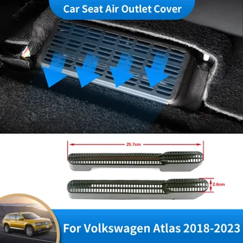 за VW Volkswagen Atlas Teramont CA1 SE 2018 ~ 2023 Вентилационен отвор за кола Антиблокиращ капак за прах под капака на изхода на климатика на седалката