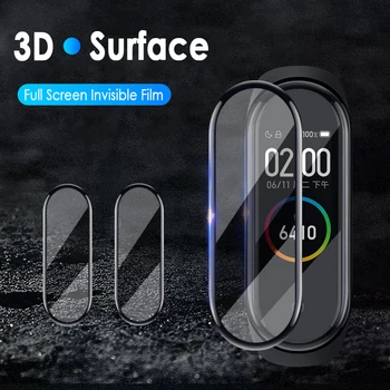 Закалено стъкло филм за Mi Band 8 7 5 6 4 NFC екран протектор случай за Mi лента 6 5 4 Miband 7 6 Smart Watchband