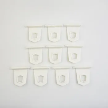 Издръжлив държач за закачалки за куки 10pcs пластмасов спестяващ пространство универсален аксесоар тента дрехи куки външни каравани