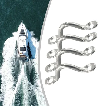 Издръжливи нови практични телени ремъци за очи дръжки Балдахин лодка морски лък Fender кука тежкотоварни части от неръждаема стомана