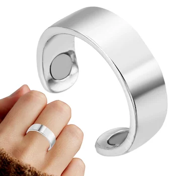 Магнитна терапия пръстени регулируеми магнитни здравни пръстени рожден ден празник подарък за мама съпруга и майка бижута за дами