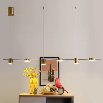 Модерна висяща светлина LED висяща лампа за таван трапезария Living Bar Кухня Спалня Домакински уреди Вътрешен декор полилей