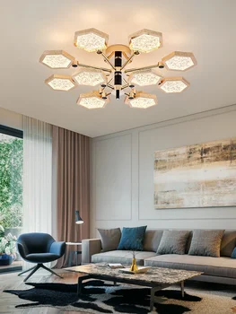 Модерна минималистична лампа в хола 2023 Нова светлина Луксозен полилей от висок клас Луксозна атмосфера