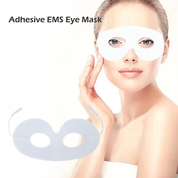 Нетъкан самозалепващ EMS маска за очи капак Tens електрод подложка за електронна пулсова терапия масажор с щепсел дупка