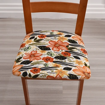 Отпечатан стол Cover Stretch Seat Cover Стол протектор Slipcovers Armless еластични стол Covers за дома трапезария кухня