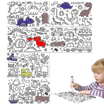 Оцветяване хартия ролка деца боя хартия 11811.8 инчов малко дете изкуство доставки лепкава хартия ролка рисуване живопис хартия за малко дете