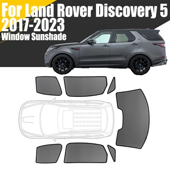 Персонализирана магнитна кола прозорец сенник за Land Rover Discovery 5 2017-2023 завеса окото предното стъкло рамка завеса