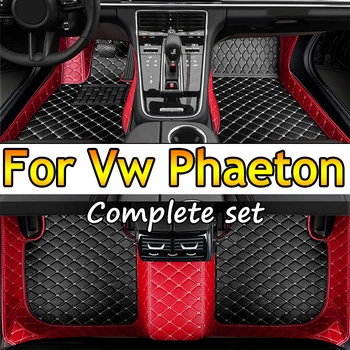 Персонализирани 3D стелки за кола за Volkswagen Vw Phaeton 2007-2016 Jetta 2013-2019 2020-2023 Интериорни аксесоари Изкуствена кожа
