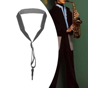 саксофонна каишка лека регулируема лента за врата саксофонна каишка за Aldults