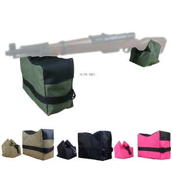 Тактическа пушка подкрепа Sandbag Открит стрелба Лов Front & Rear Bag Военна бойна подготовка Wargame Sniper Target торбичка