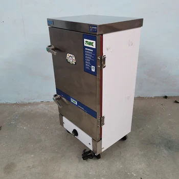 Търговски електрически шкаф за пара Пълна автоматична изолация Задушен хляб Снек Параход Електрически параход 220v