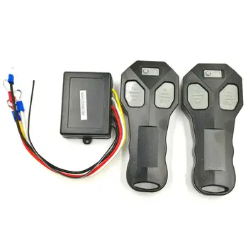 Универсално дистанционно управление на безжичната лебедка за кола с двойна слушалка Два съвпадащи предавателя