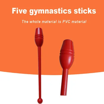 Художествена гимнастика бар многоцветен гимнастика стик обучение конкуренция пластмаса burliness лек aurable се чувстват комфортно