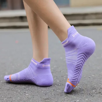 Чорапи Мъжки и дамски сгъстени чорапи за бягане Хавлиени чорапи с дъно Бързосъхнещи спортни чорапи Носки Les Chaussettes